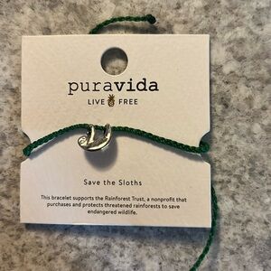 Save the Sloths Pura Vida bracelet